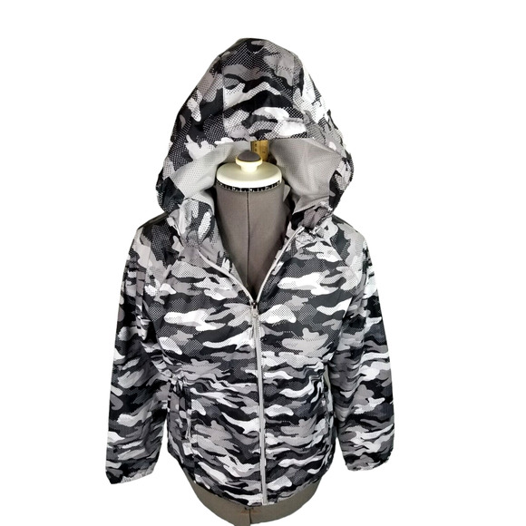 Mountain Club Camo Jacket Black white‎ Women's Size MEDIUM (US Small), NWT - Picture 5 of 15